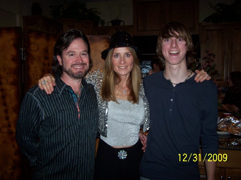 My husband Tim, me, my son Dustin