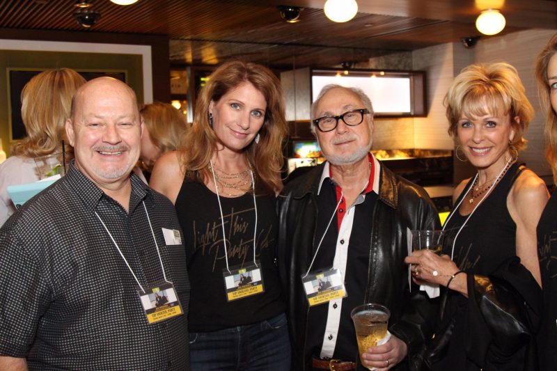 Committee member Ron Willison, Shannon Neiderman, author Andrew Neiderman, Diane Neiderman