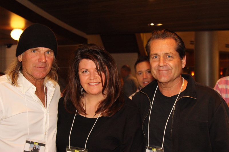 Tennis pro and actor Nels Van Patten, committee member Renae Madore, actor Jimmy Van Patten