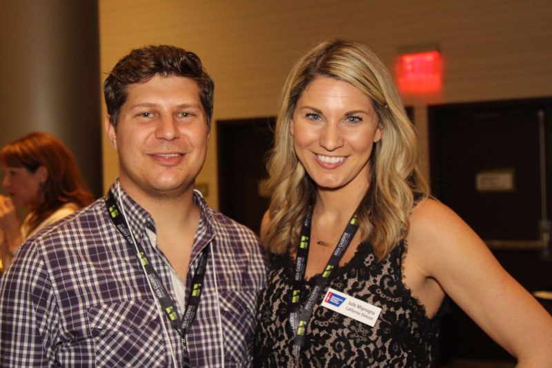 Bobby Mignogna and ACS staff member Julie Mignogna